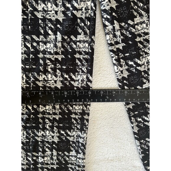NY Collection Wide Leg Stretch Pants Houndstooth Print Wide Waistband Size XL - Picture 7 of 7